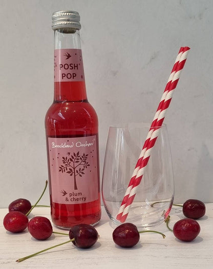 Plum and Cherry Posh Pop 275ml by Breckland Orchard