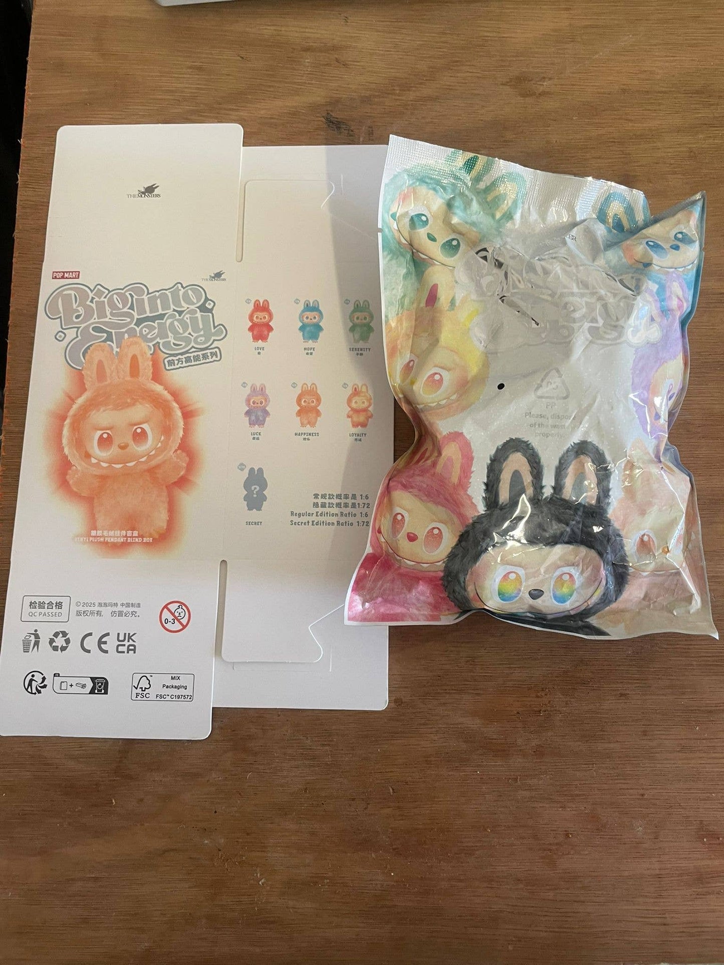 Labubu The Monsters Big Into Energy Series Dolls - 1 Boxed Blind Bag