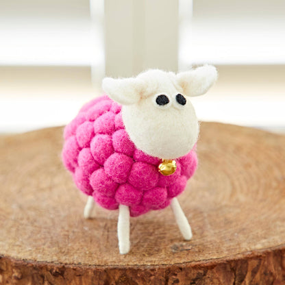 Felt Sheep Ornament - Handmade