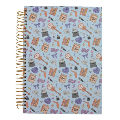 Tortured Era Music Emblems Large Spiral Notebook