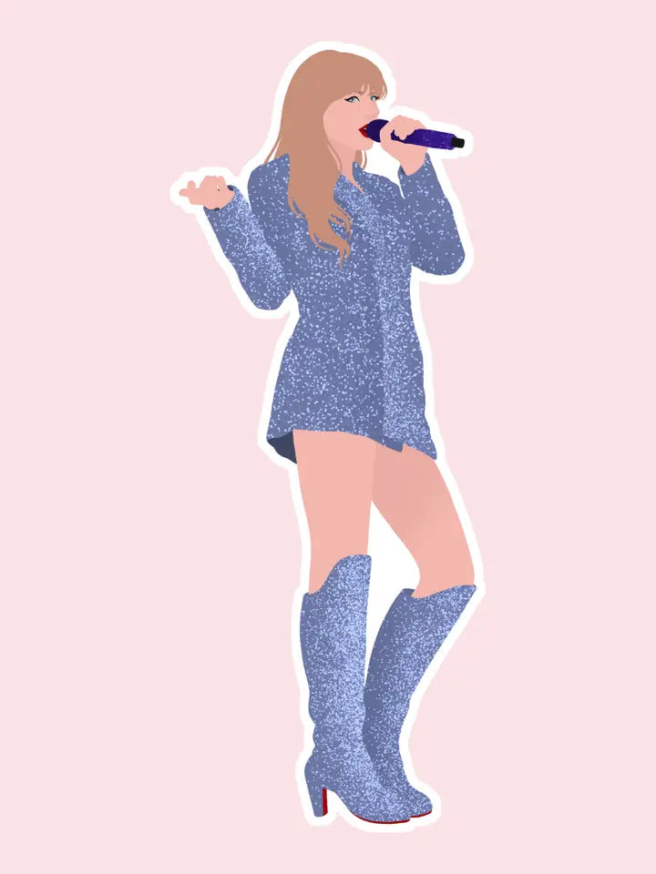 Taylor Swift - Era Outfits Holographic Sticker