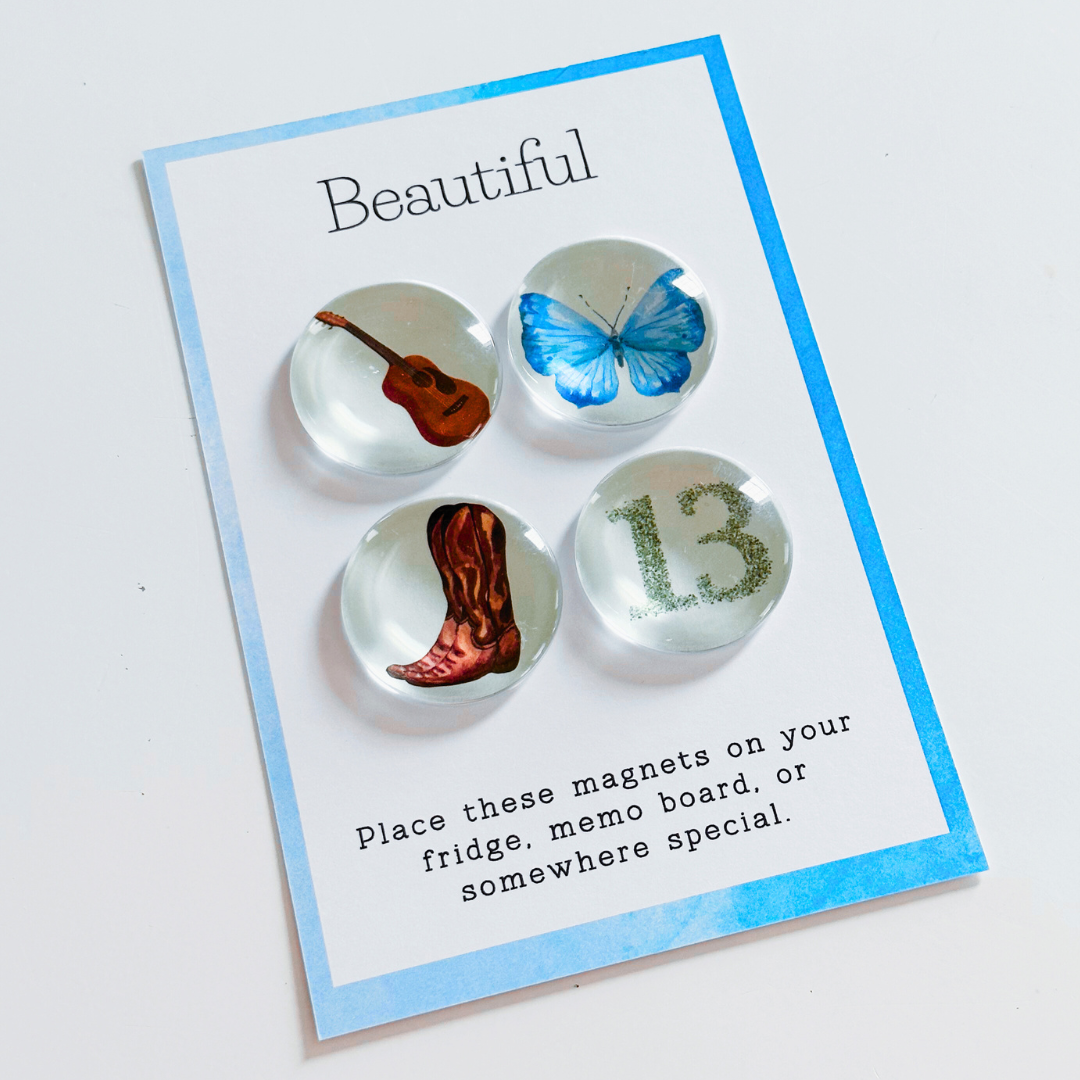 Beautiful Era - Glass Magnet Set