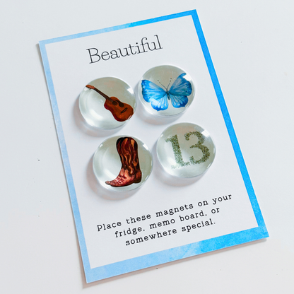 Beautiful Era - Glass Magnet Set