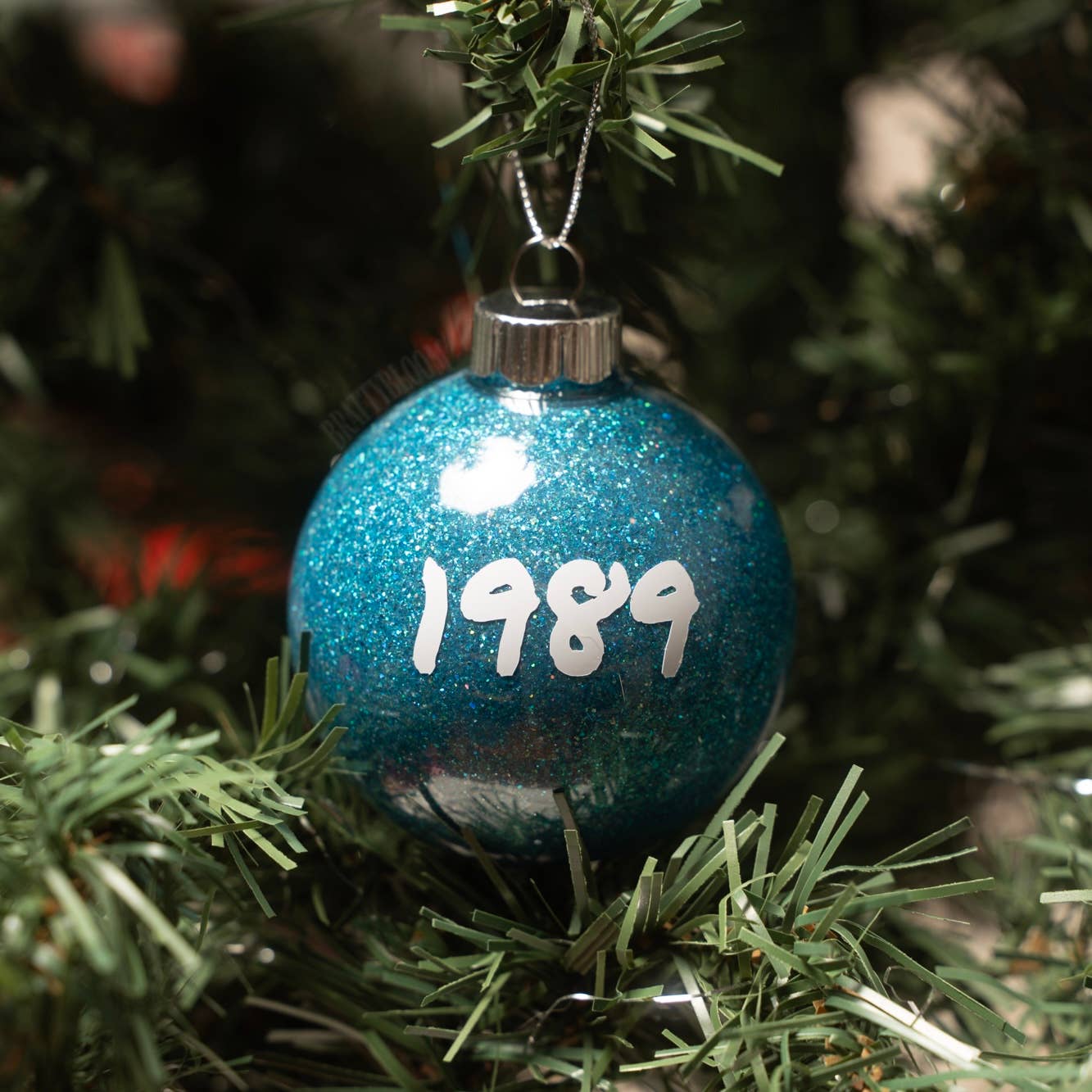 Taylor Christmas Ornaments With Glitter