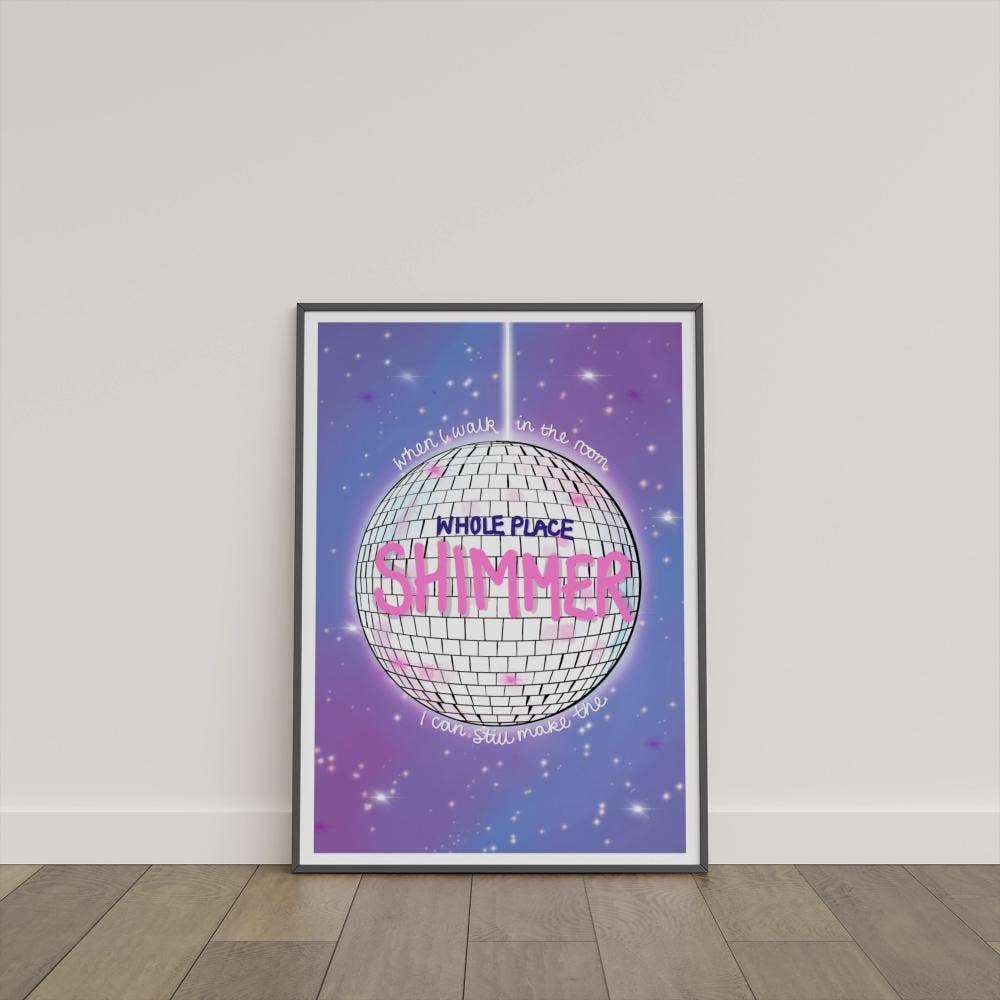 "Whole Place Shimmer" Taylor Swift Inspired Art Prints
