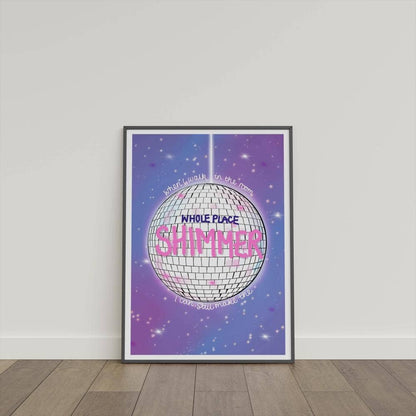 "Whole Place Shimmer" Taylor Swift Inspired Art Prints