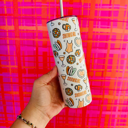 20 oz Skinny Tumbler, 12th Album Icons ❤️‍🔥