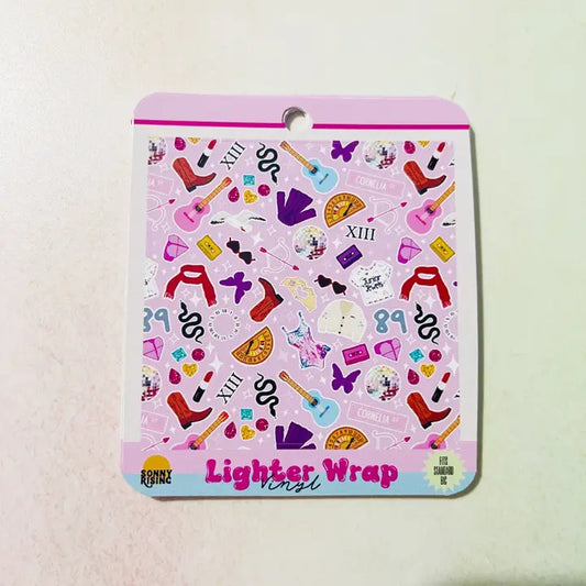 Vinyl Lighter Wrap Taylor Album Icons