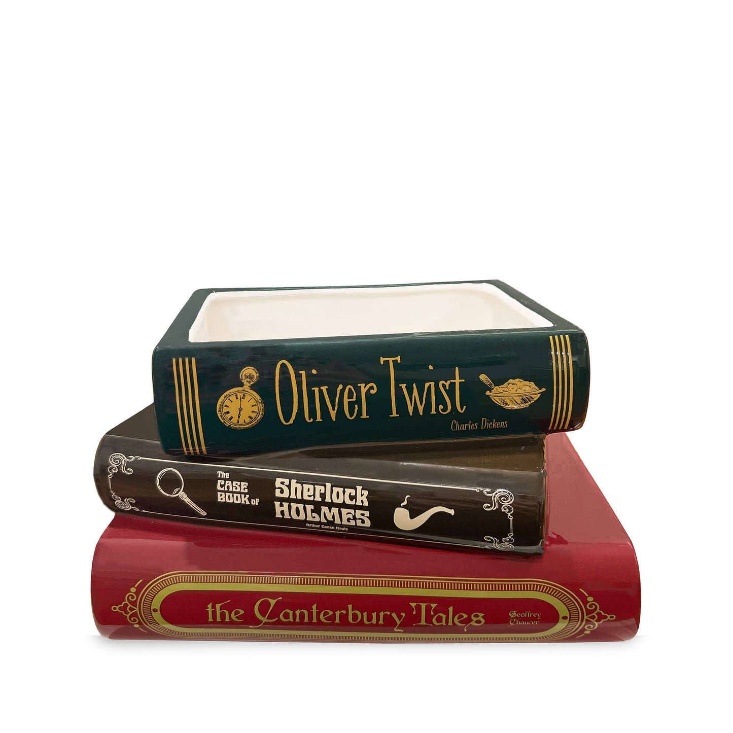 Stacked Book Planter - Sherlock
