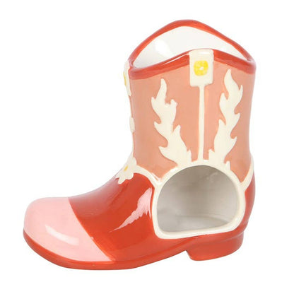 Pink Cowboy Boot Oil Burner and Wax Warmer