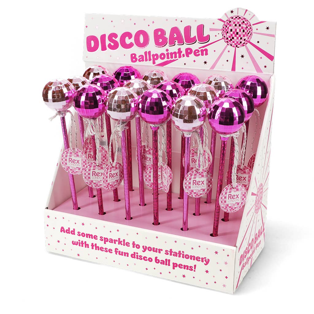 Disco ball pens - Assorted