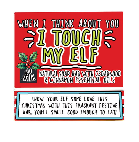 Touch My Elf Christmas Soap Cinnamon & Cedarwood