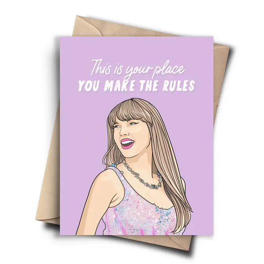 Funny Housewarming Card - Taylor Swift Pop Culture Card