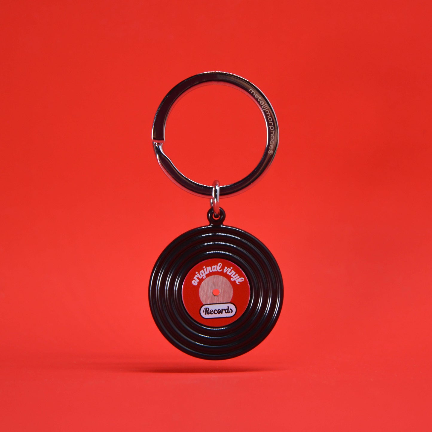 Metalmorphose Black Vinyl Record Keyring
