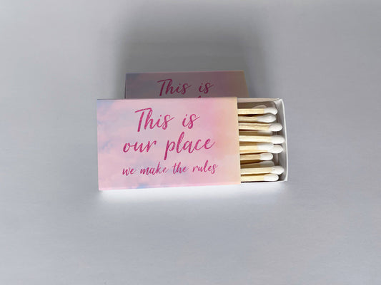 Lover This is Our Place Taylor Swift Matchbook