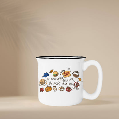 PREORDER -Mentally At Luke's Diner Ceramic Campfire Mug, 13oz
