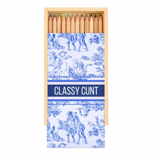 Coloured Pencils with Box 'CLASSY C'