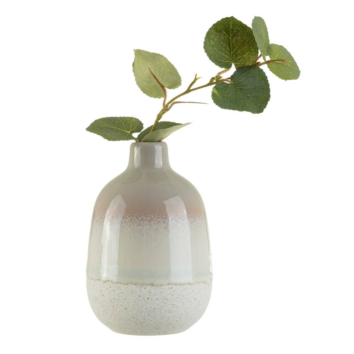 Mojave Glazed Grey Vase