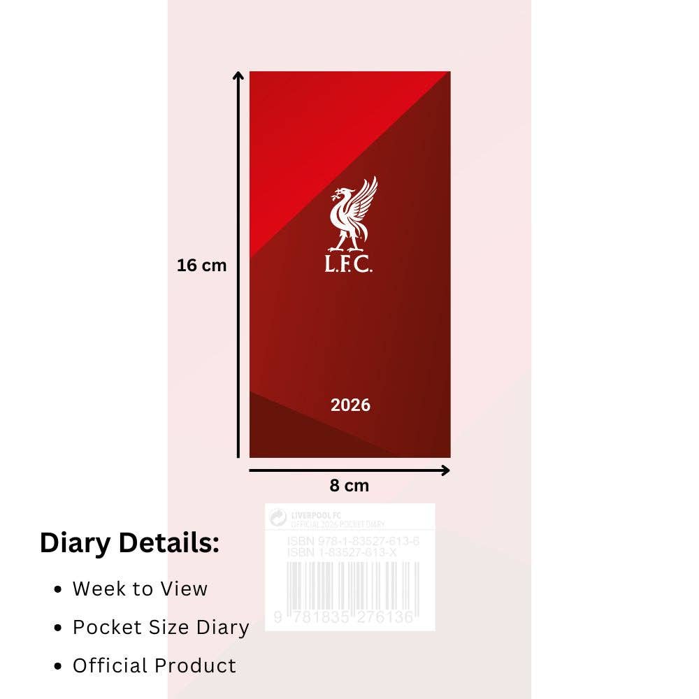 LIVERPOOL FC 2026 SLIM DIARY