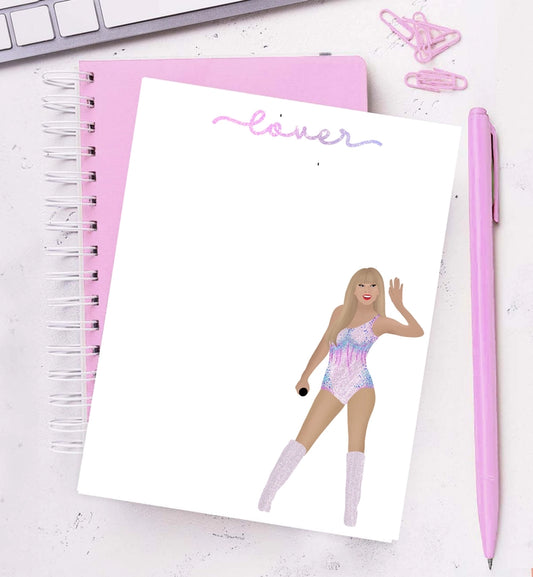 Taylor Inspired 'Lover' Notepad