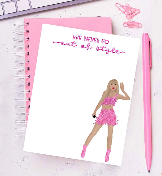 Taylor Inspired 'Style' Notepad