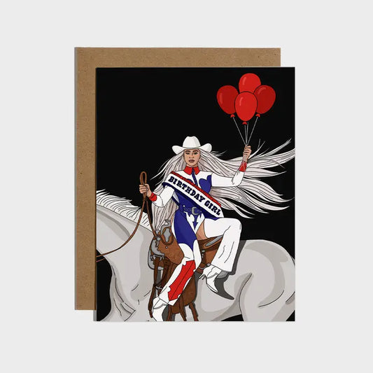 Cowboy Carter Birthday Card