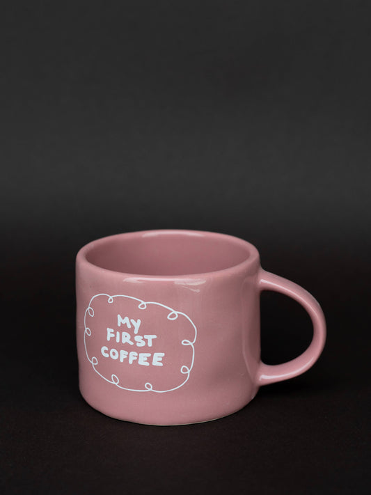 Ceramic Mug by Sisi - My first coffee