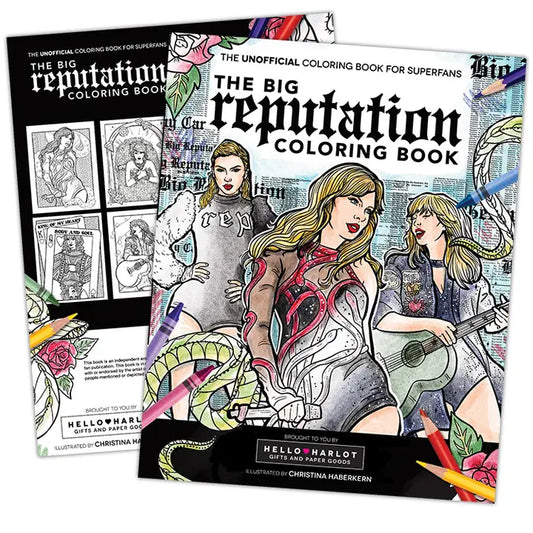 Taylor Swift Reputation Colouring Book
