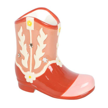 Pink Cowboy Boot Oil Burner and Wax Warmer