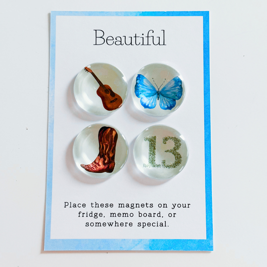 Beautiful Era - Glass Magnet Set