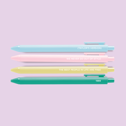 Taylor Swift 1989 Gel Pen Set of 4