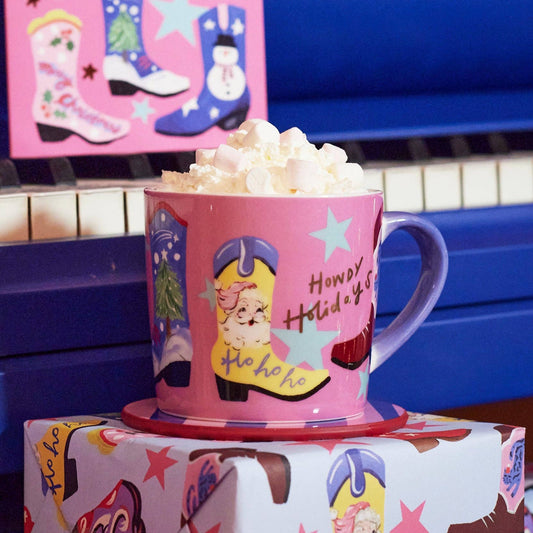 Eleanor Bowmer Howdy Holidays Mug