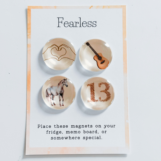 Fearless Era Glass Magnet Set | Era Magnet