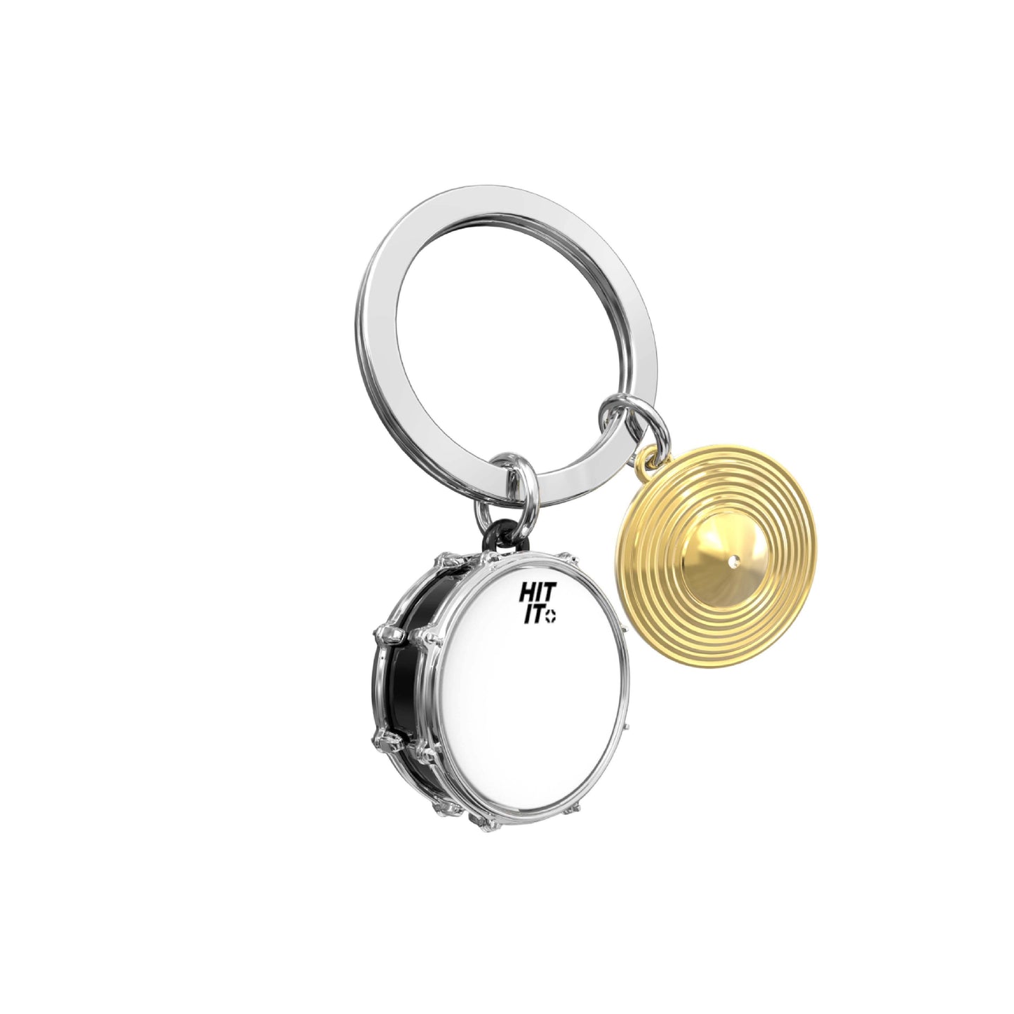 Metalmorphose Keyring Drum Kit with Cymbal Keyring