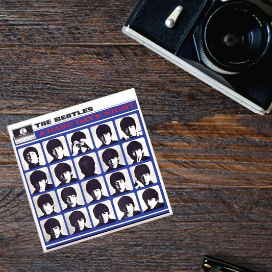 Hard Days Night - Beatles Ceramic Coaster (Copy)