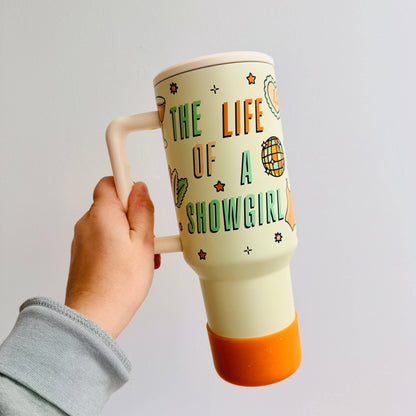 40oz Tumbler with Lid and Straw - 12th Album Icons