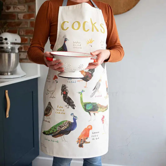 Naughty Birds Apron - Cocks