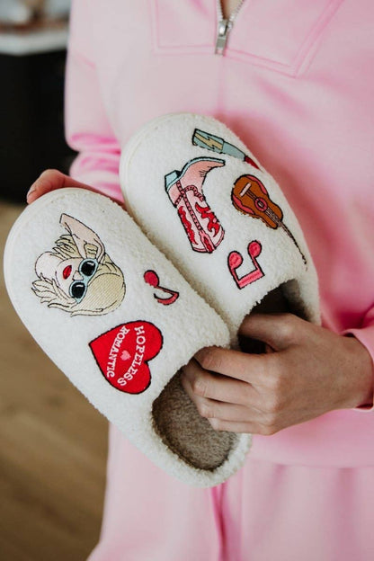 Taylor Inspired Music Girl Icons Slippers