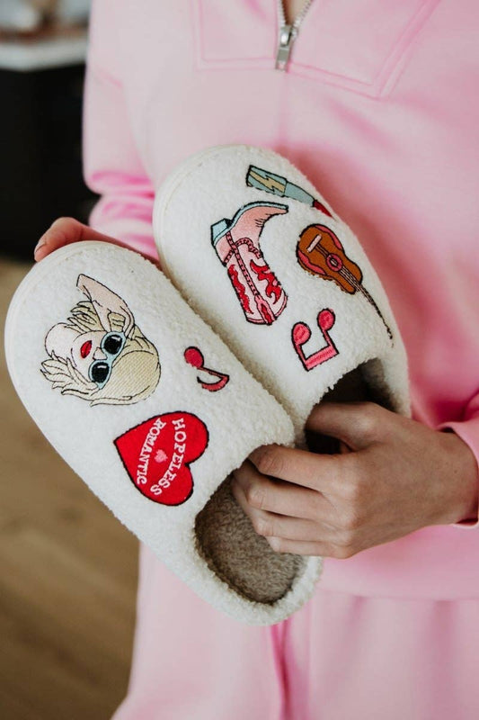 Taylor Inspired Music Girl Icons Slippers