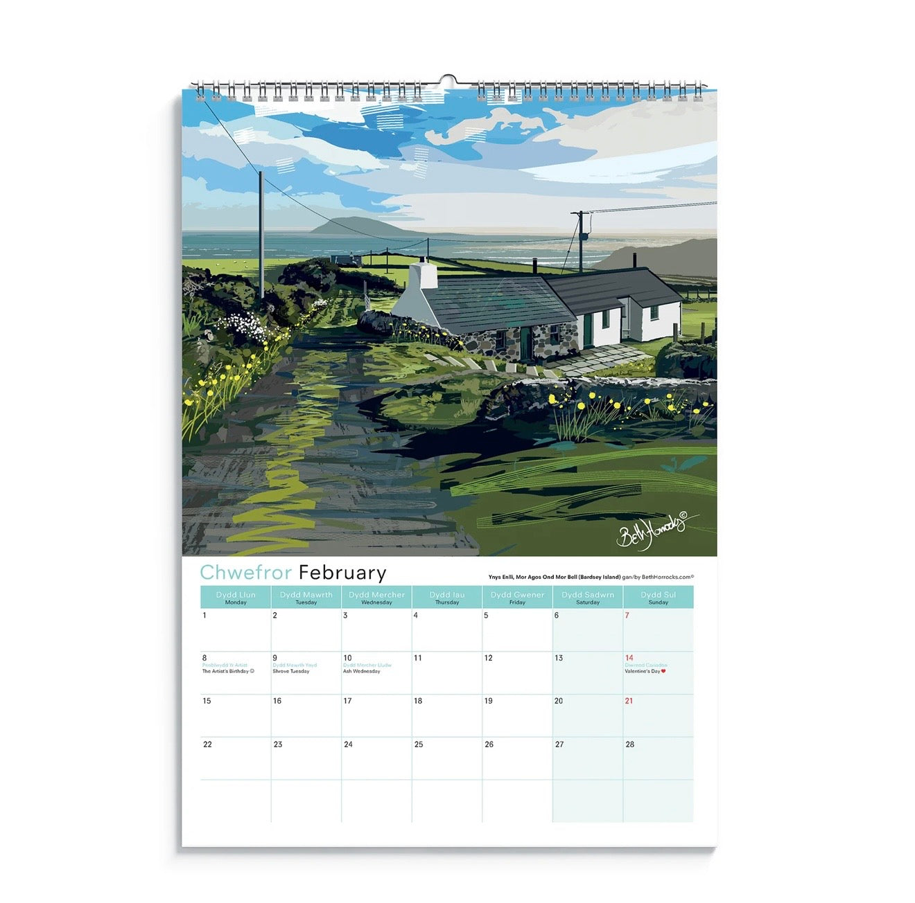 Beth Horrocks 2027 North Wales Calendar