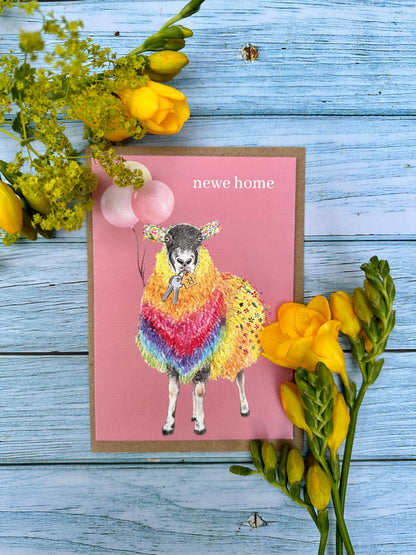 New Home Sheep Eco Friendly Card