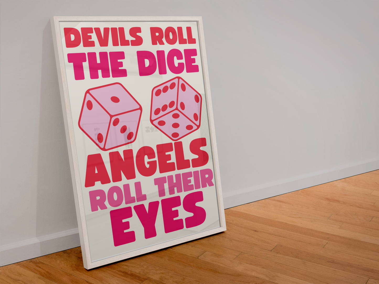 Devils Roll The Dice - Cruel Summer Taylor Swift A3 Print