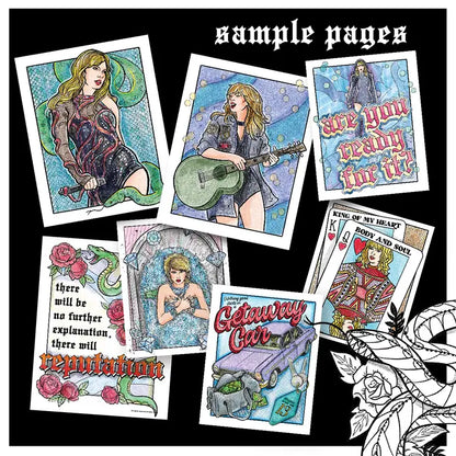 Taylor Swift Reputation Colouring Book