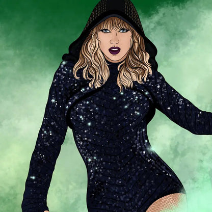 Taylor Swift Reputation Illustrated Print - A2 or A3