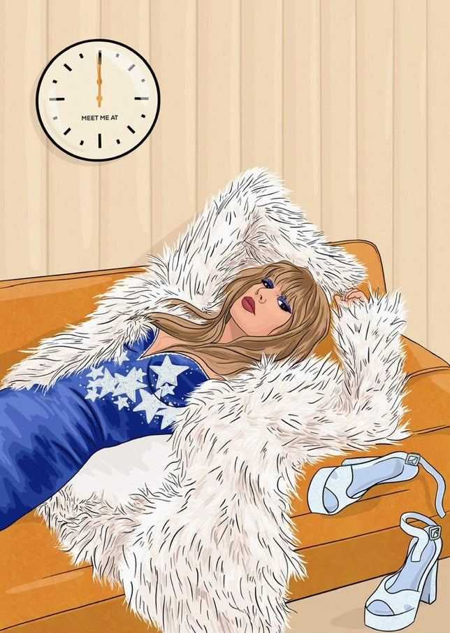 Taylor Swift Midnights Illustrated A4 Print