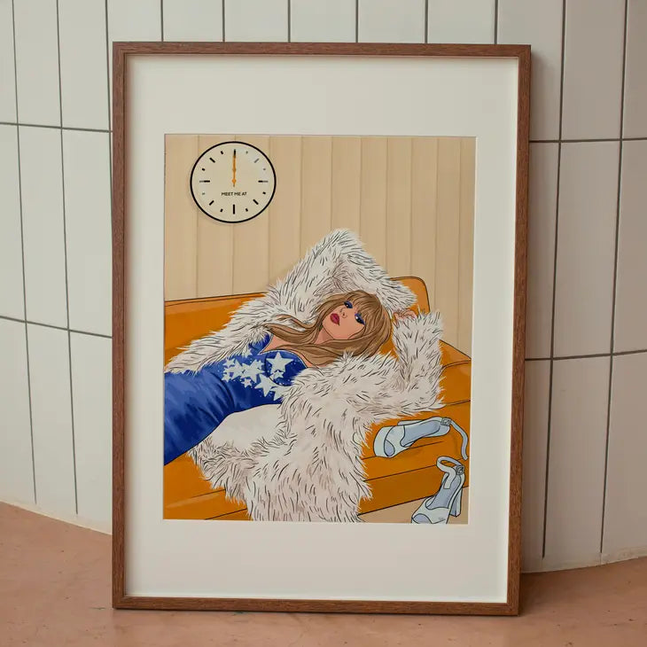 Taylor Swift Midnights Illustrated A4 Print