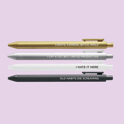 Tortured Poets Pen Set by Mango Illustrated