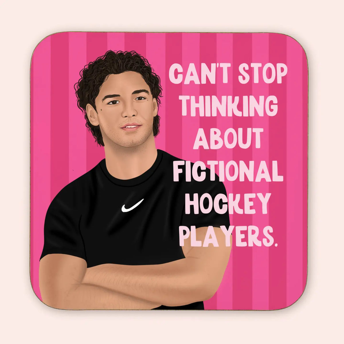 Preorder - Fictional Hockey Players - Team Garrett Coaster