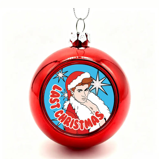 Last Christmas Wham Christmas Bauble Hanging Decoration