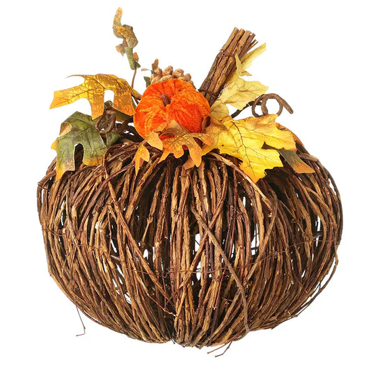 Autumn Rattan Pumpkin